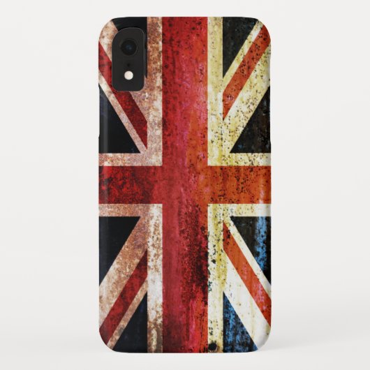 老朽化したユニオンジャック Case-Mate iPhoneケース (裏面)