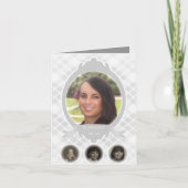 老朽化した写真の記念発表 案内状 (正面)