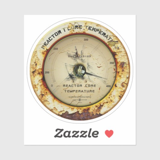 老朽化した原子炉の炉心温度 シール (シート)