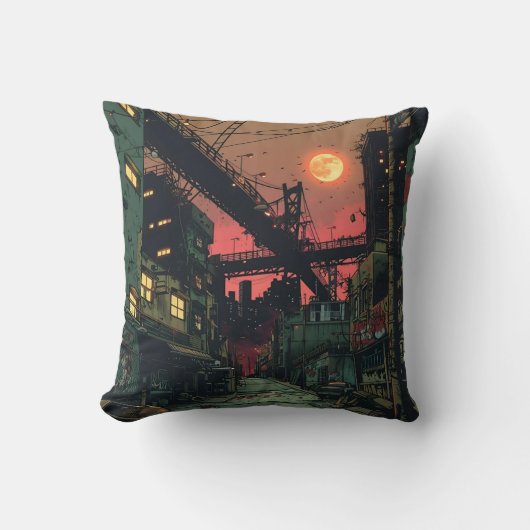 老朽化した漫画ブックシティ クッション (正面)