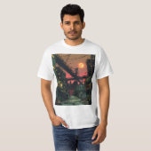 老朽化した漫画ブックシティ Tシャツ (正面フル)