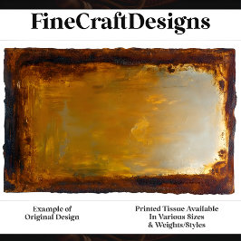 老朽化した腐食した工業用錆びた金属H7デコページ 薄葉紙