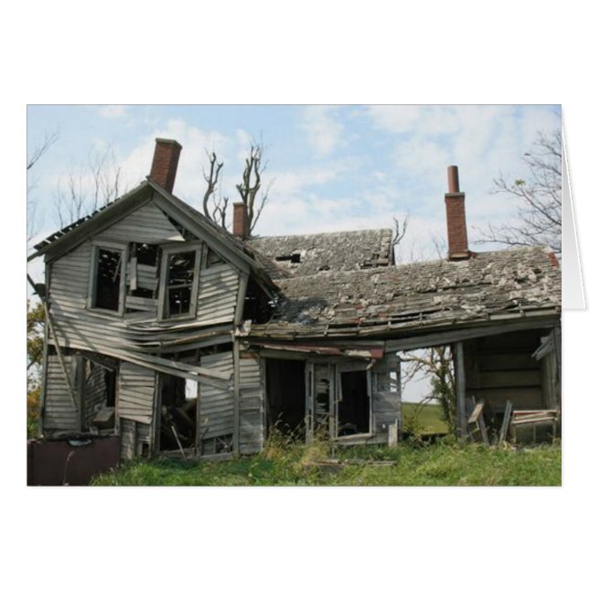 老朽化ファームハウス (正面横)