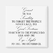 老朽化祈りの言葉角磁石 マグネット (正面)