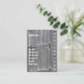 老朽木製ドアグランジ名刺 名刺 (スタンド正面)