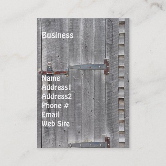 老朽木製ドアグランジ名刺 名刺 (正面)