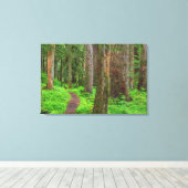 老林の風光明媚な キャンバスプリント (インサイチュ (ウッドフロア))