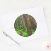老林の風光明媚な ラウンドシール (封筒)