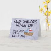 老水兵 カード (黄色い花)