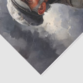 老漁師と海 – 薄葉紙 (詳細)