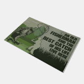 老漁師最高のと生き方 ドアマット (アングル)