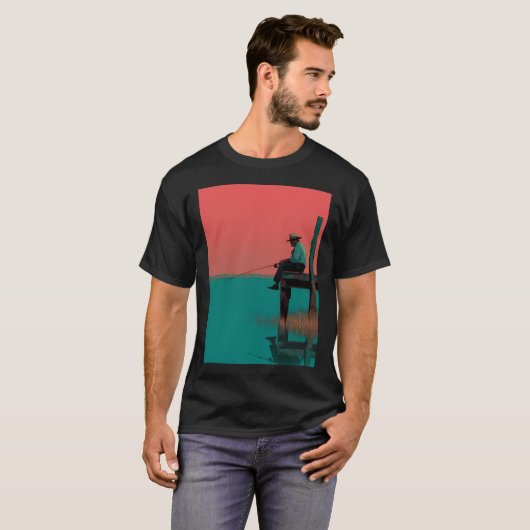 老漁師 Tシャツ (正面フル)