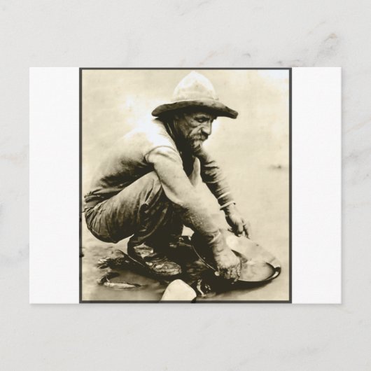 老炭鉱夫 ポストカード (正面)