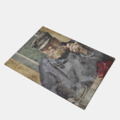 老犬のセーラーマン(Henry Scott Tuke) ドアマット (アングル)