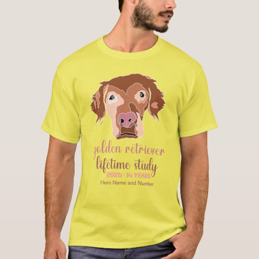 老犬ホワイト Tシャツ (正面)