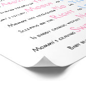 老素朴妻が語る赤ちゃんシャワー性別が明らかになる ポスター (角)