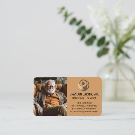 老紳士 |セラピスト 名刺 (スタンド正面)