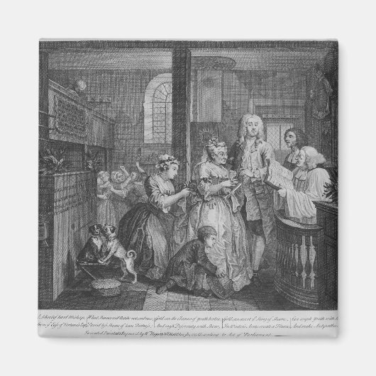 老結婚した女に マグネット (正面)