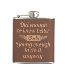 「老若」名前をカスタムする フラスク