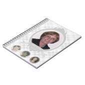 老衰の写真の記念物の発表 ノートブック (左側)