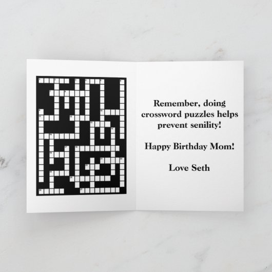 老衰 カード (内部)