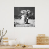 老象 ポスター (キッチン)