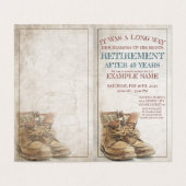 老靴による退職の発表 (外部フラット)