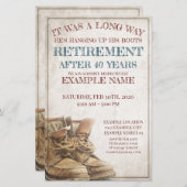 老靴による退職の発表 (正面/裏面)