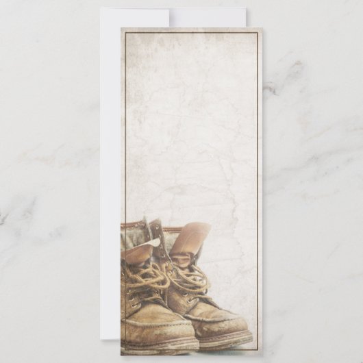 老靴による退職の発表 (裏面)