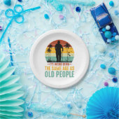 老風変わり人と同じ年だ ペーパープレート (パーティー)