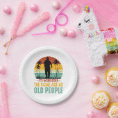 老風変わり人と同じ年だ ペーパープレート (パーティー)
