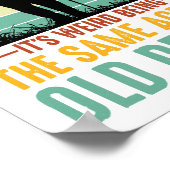 老風変わり人と同じ年だ ポスター (角)