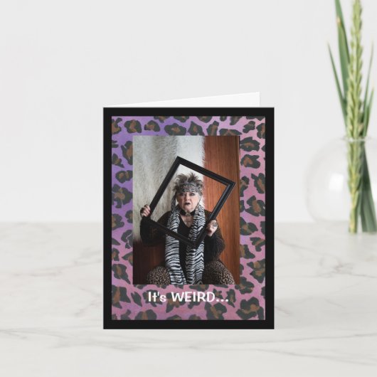 老風変わり人カードと同じ年齢に見える カード (正面)