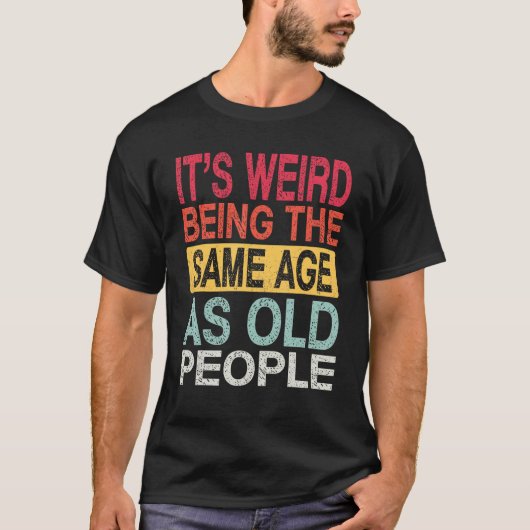老風変わり人レトロと同じ Tシャツ (正面)