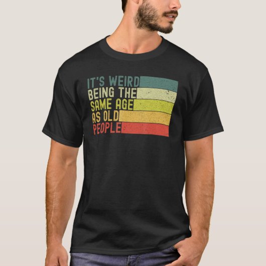 老風変わり人レトロと同じ Tシャツ (正面)