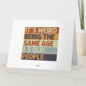 老風変わり人レトロ カード (裏面)