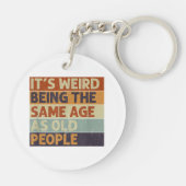 老風変わり人レトロ キーホルダー (裏面)