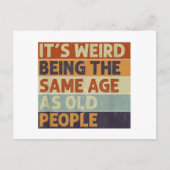 老風変わり人レトロ シーズンポストカード (正面)