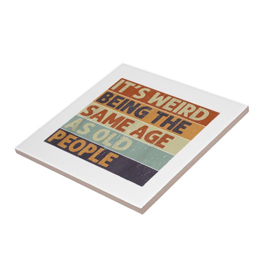 老風変わり人レトロ タイル (側面)