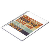 老風変わり人レトロ ノートブック (左側)