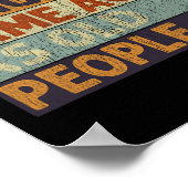 老風変わり人レトロ ポスター (角)