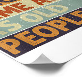 老風変わり人レトロ ポスター (角)