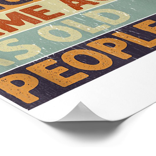 老風変わり人レトロ ポスター (角)