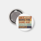 老風変わり人レトロ マグネット (正面/裏面)