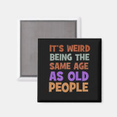 老風変わり人レトロ マグネット (正面/裏面)