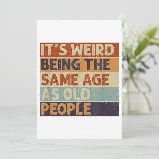 老風変わり人レトロ 招待状 (スタンド正面)