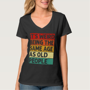 老風変わり人レトロ Tシャツ