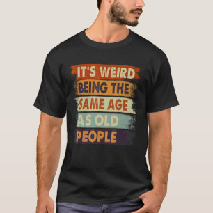 老風変わり人レトロ Tシャツ