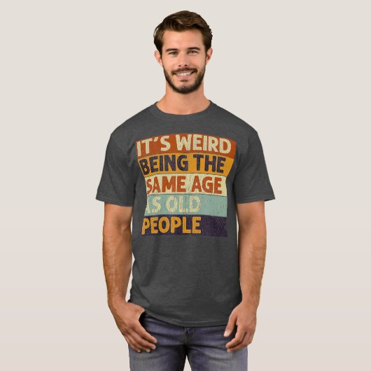 老風変わり人レトロ Tシャツ (正面フル)