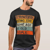 老風変わり人レトロ Tシャツ (正面)